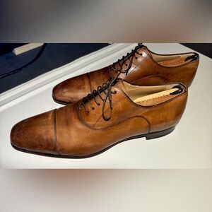 Christian Louboutin Greggo Patina Calf Leather Red Sole Oxford Size 43 Mens